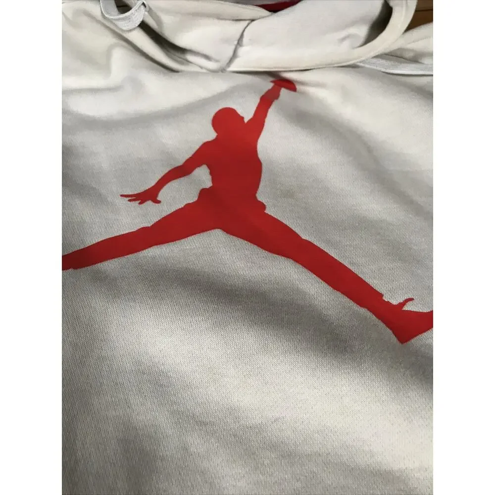 Jordan Brand‎ Jumpman Logo Hoodie White Small